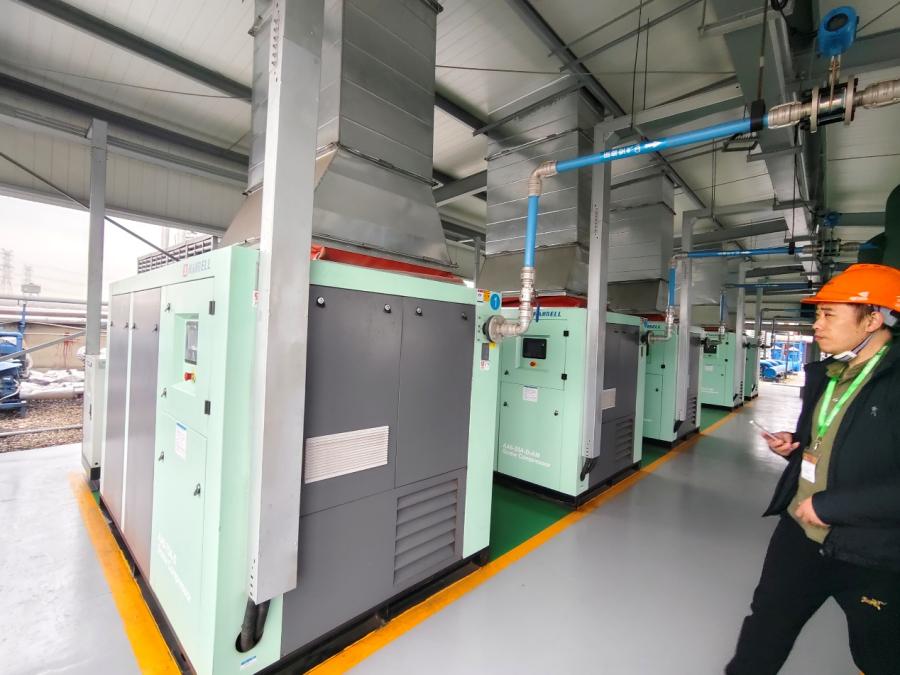 two-stage compression and permanent magnet variable frequency