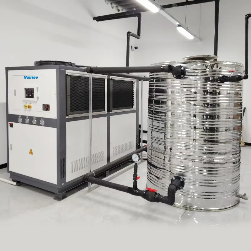 مصدر المياه المعبأة مضخة الحرارة التمرير